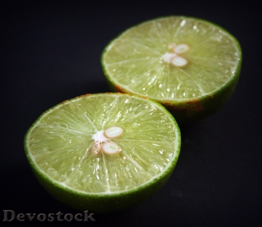 Devostock Lime Lemon Slice Green 7