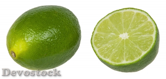 Devostock Lime Ripe Fresh Cut