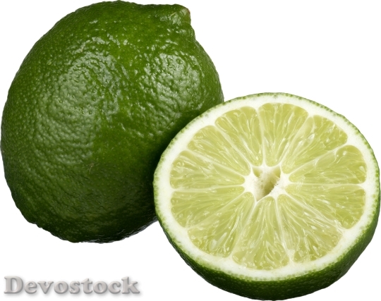 Devostock Lime Sliced Lime Fresh