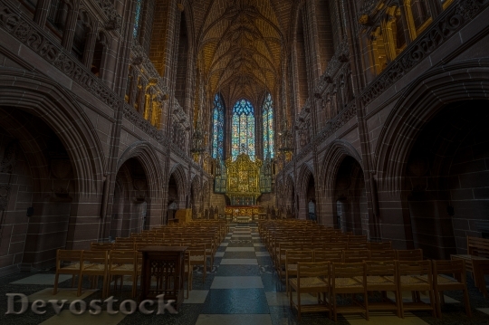 Devostock Liverpool Anglican Cathedral Lady