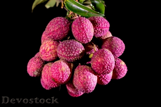 Devostock Lychee Fruit Tropical Red