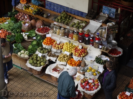 Devostock Madeira Fruits Portugal Market
