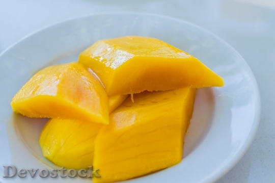 Devostock Mango Fruit Background Food 2