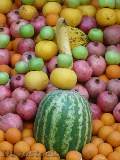 Devostock Market Fruit Fruits Melon