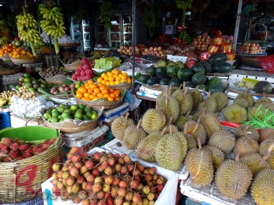 Devostock Market Vegetables Fruit Exotic