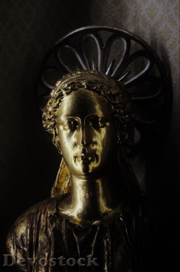 Devostock Mary Holy Figure Statue