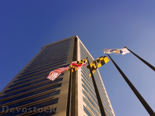 Devostock Maryland Flags World Trade