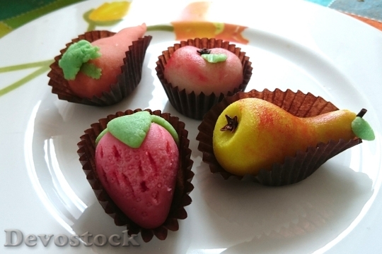 Devostock Marzipan Sweets Fruits 781353