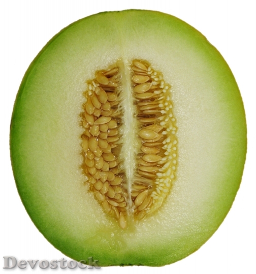 Devostock Melon Cross Section Honeydew