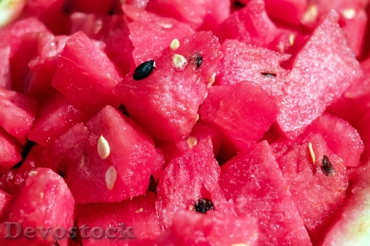 Devostock Melon Watermelon Fruit Pulp