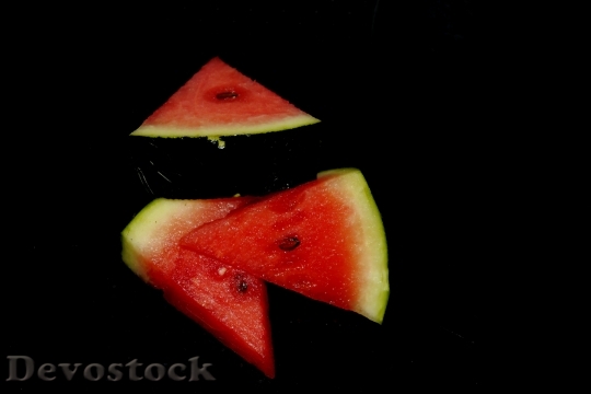 Devostock Melon Watermelon Red Green