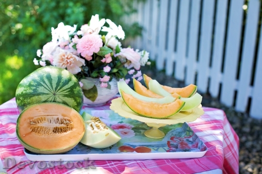 Devostock Melons Cantaloupe Watermelon 848085