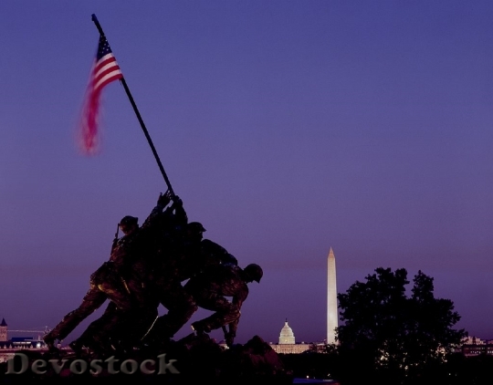 Devostock Memorial War Iwo Jima