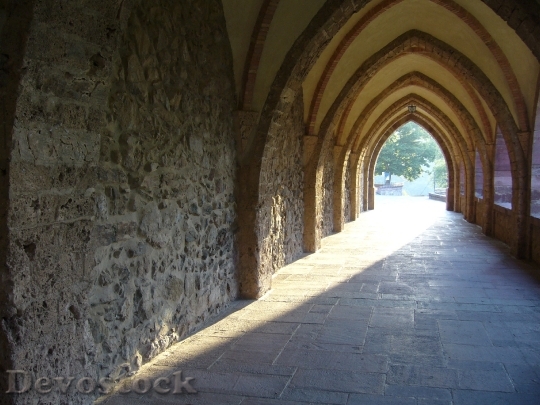 Devostock Monastery Tunnel Church Christian