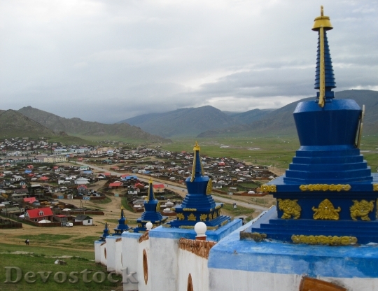 Devostock Mongolia Temple Buddhist Temple
