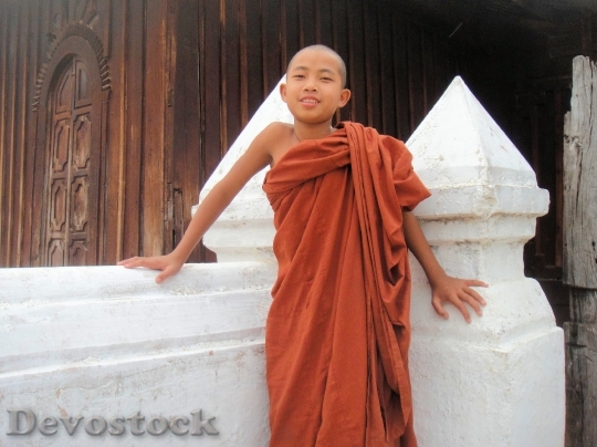 Devostock Monk Myanmar Religion Buddhism 1