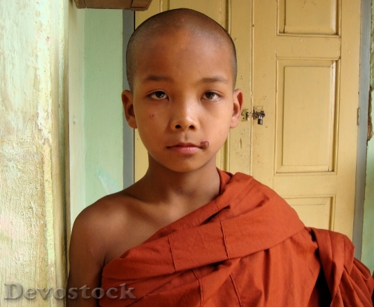Devostock Monk Myanmar Religion Buddhism 14