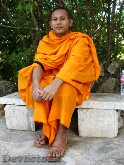Devostock Monk Religion Buddhism Monastery