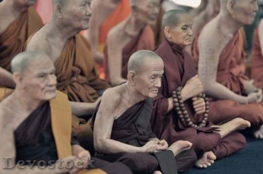 Devostock Monks Praying