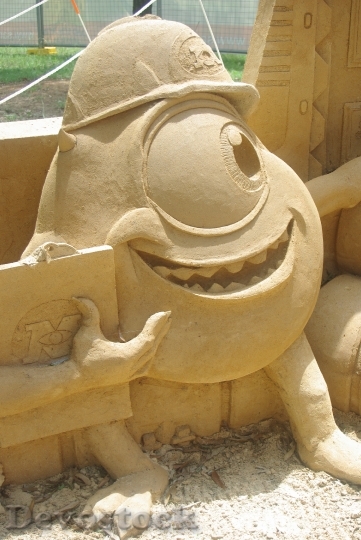 Devostock Monsters Inc Sand Building