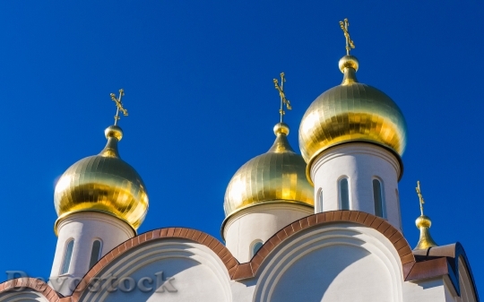Devostock Moscow Church Orthodox Gold 0