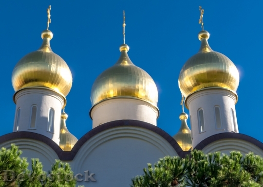 Devostock Moscow Church Orthodox Gold 1
