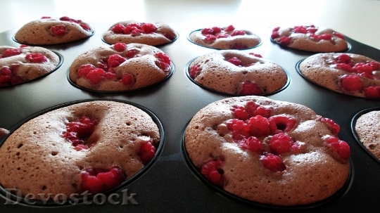 Devostock Muffins Baking Cupcake Berry