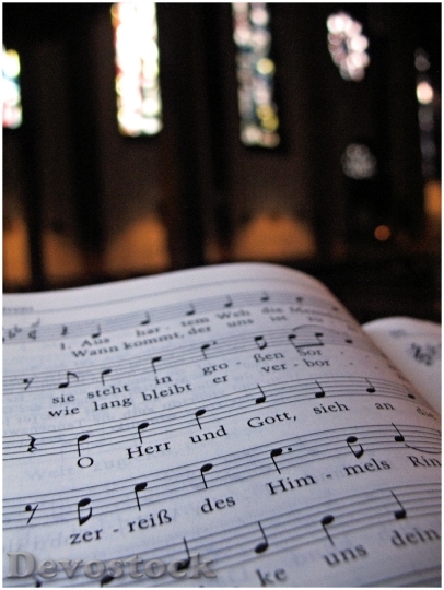 Devostock Music Notes Church God