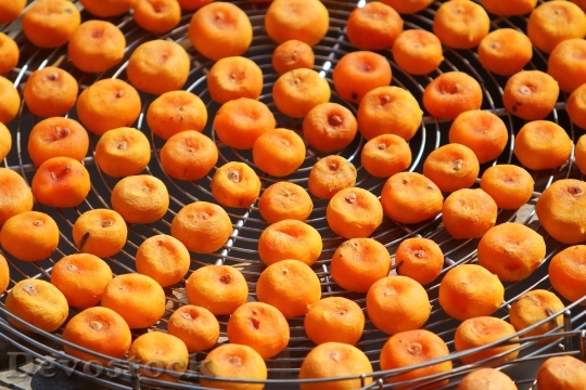 Devostock Natural Fruit Orange Persimmon