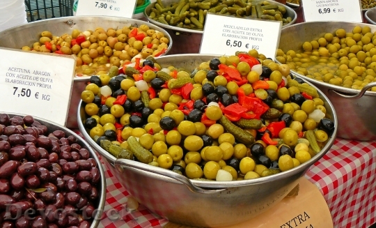 Devostock Olives Market Drupes Mediterranean