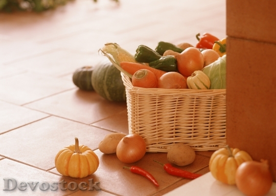 Devostock Organic Food Background Vegetables 0