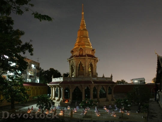 Devostock Pagoda Thailand Buddhists Gold