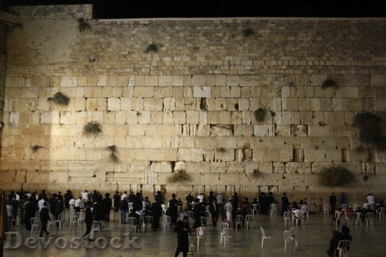 Devostock Palestine Wall Prayer Ancient