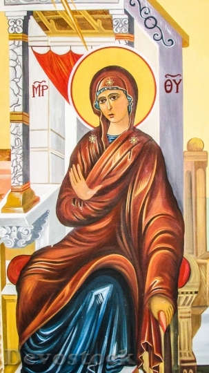 Devostock Panagia Virgin Mary Iconography