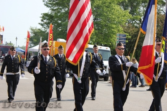 Devostock Parade Veterans American Legion