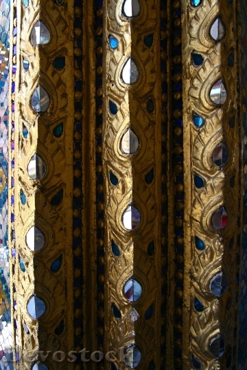 Devostock Pattern Gold Ornate Thai