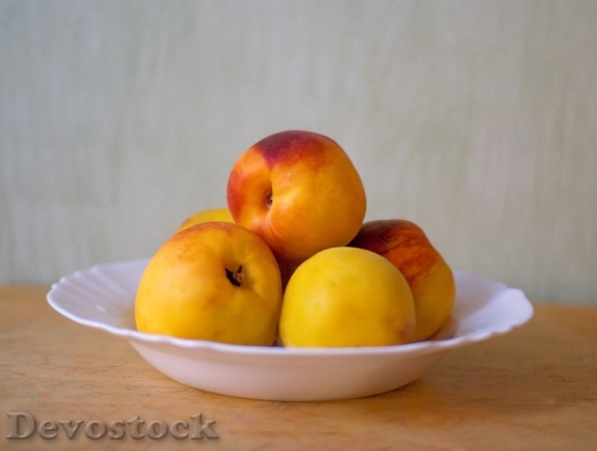 Devostock Peaches Fruit Nutrition Sweet