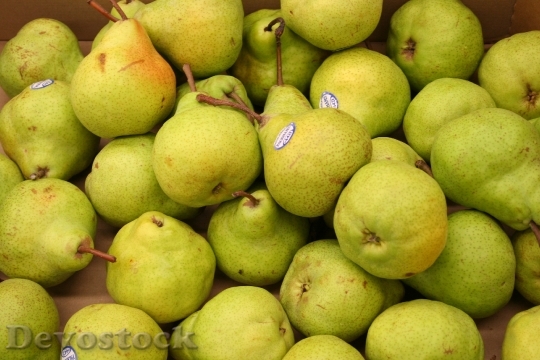Devostock Pears Fruit Green Market