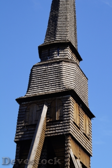 Devostock Pelarne Steeple Wooden Church