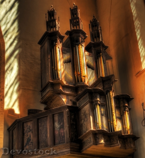 Devostock Pipe Organ Organ Musical