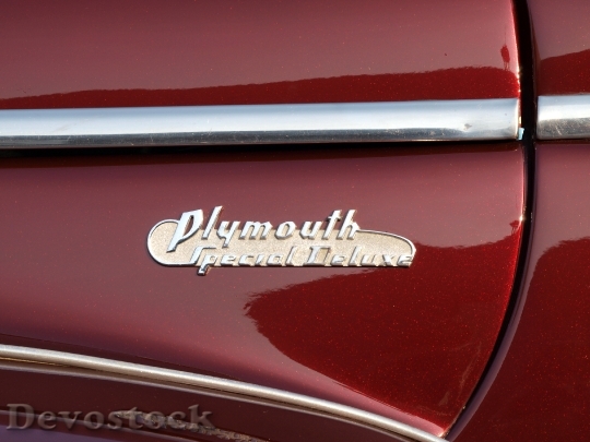 Devostock Plymouth Coupe Logo Automobiles