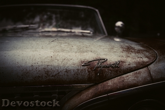 Devostock Plymouth Oldtimer Rusty Label