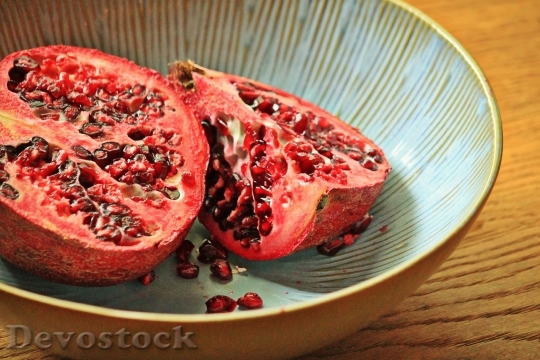 Devostock Pomegranate Fruit Tropical Fruit