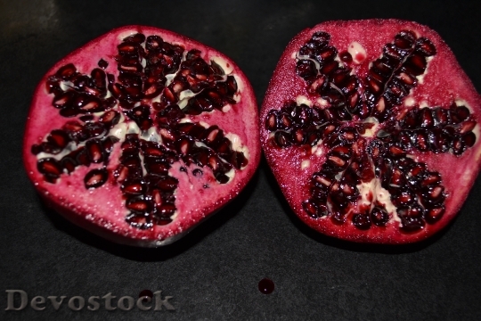 Devostock Pomegranate Red Fresh Fruit