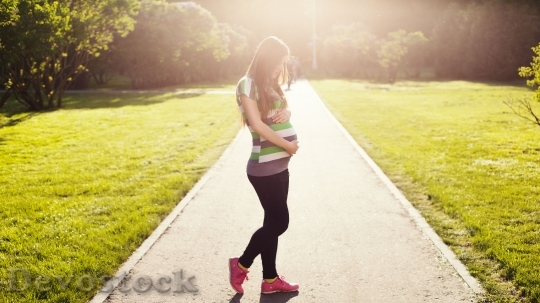 Devostock Pregnant Girl Woman Pregnancy