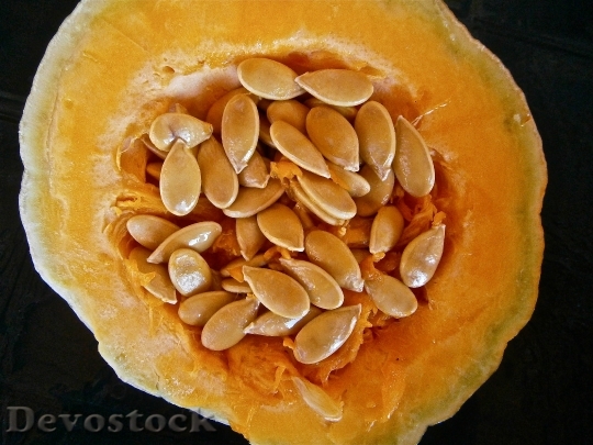 Devostock Pumpkin Fruit Seed Vegetable 5