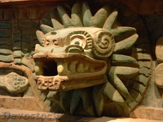 Devostock Quetzalcoatl God Aztec Mexico