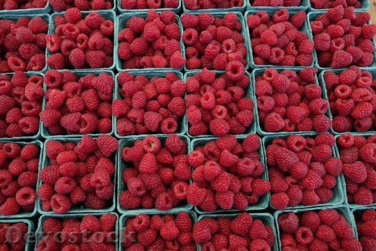 Devostock Raspberry Food Berry Fruit