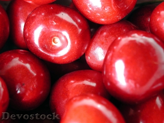 Devostock Red Cherry Stock Photo