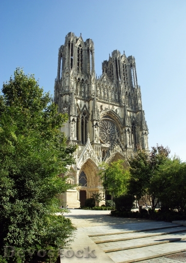 Devostock Reims Cathedral Parvis Tours